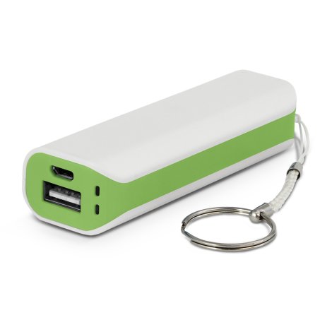 White/Bright Green