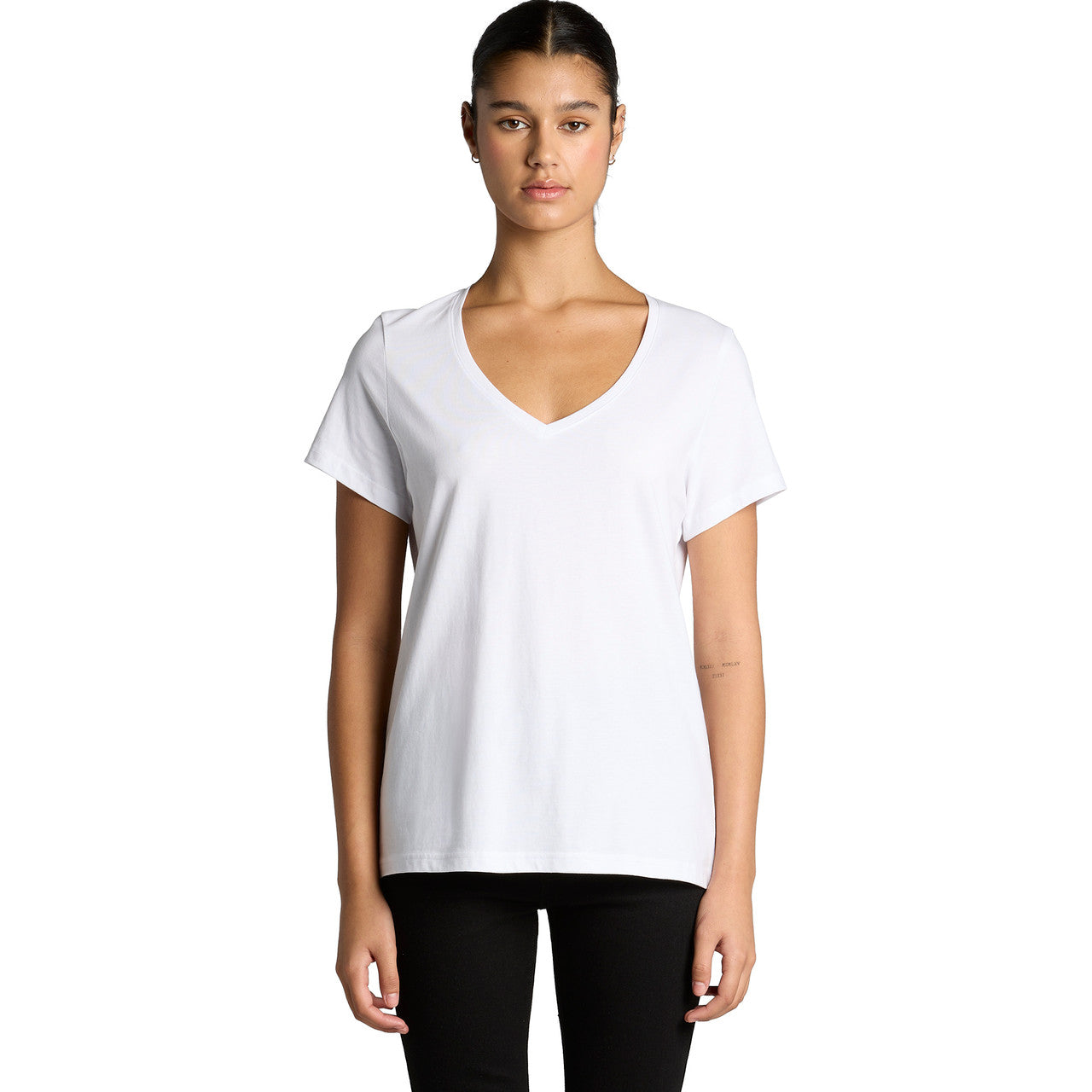 AS Colour Wo's Maple V Neck Tee 4023