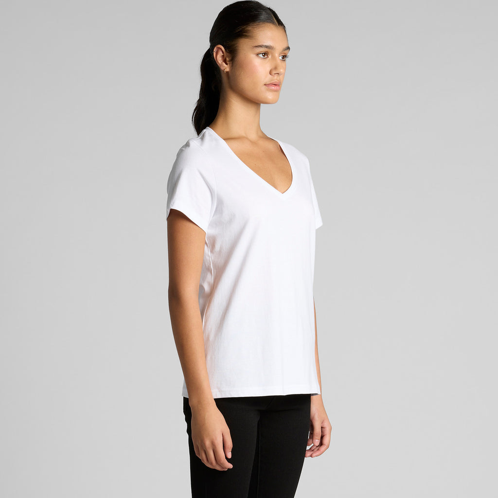 AS Colour Wo's Maple V Neck Tee 4023