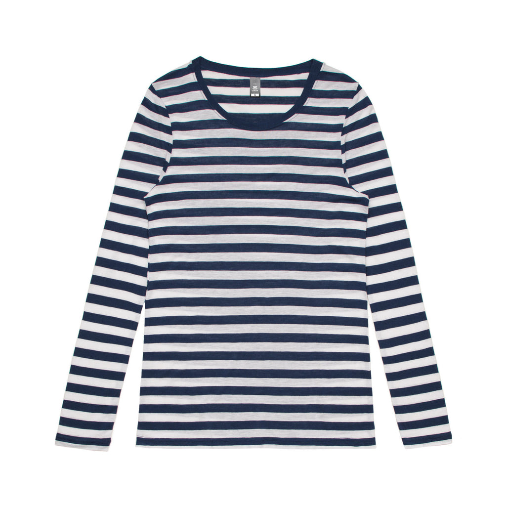 AS Colour Wo's Fine Stripe L/S Tee 4027