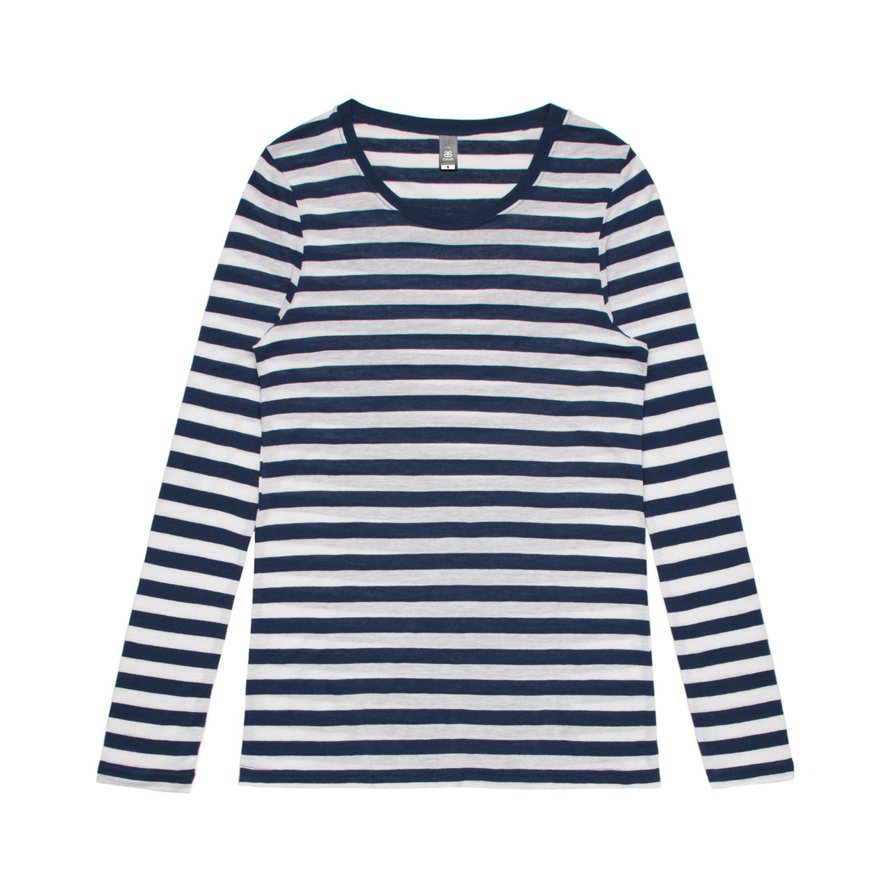 AS Colour Wo's Fine Stripe L/S Tee 4027