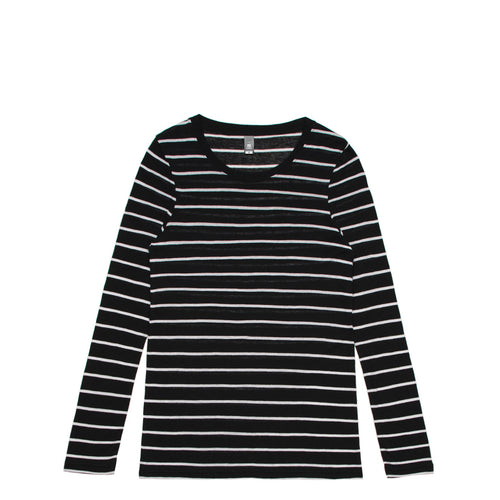 AS Colour Wo's Fine Stripe L/S Tee 4027