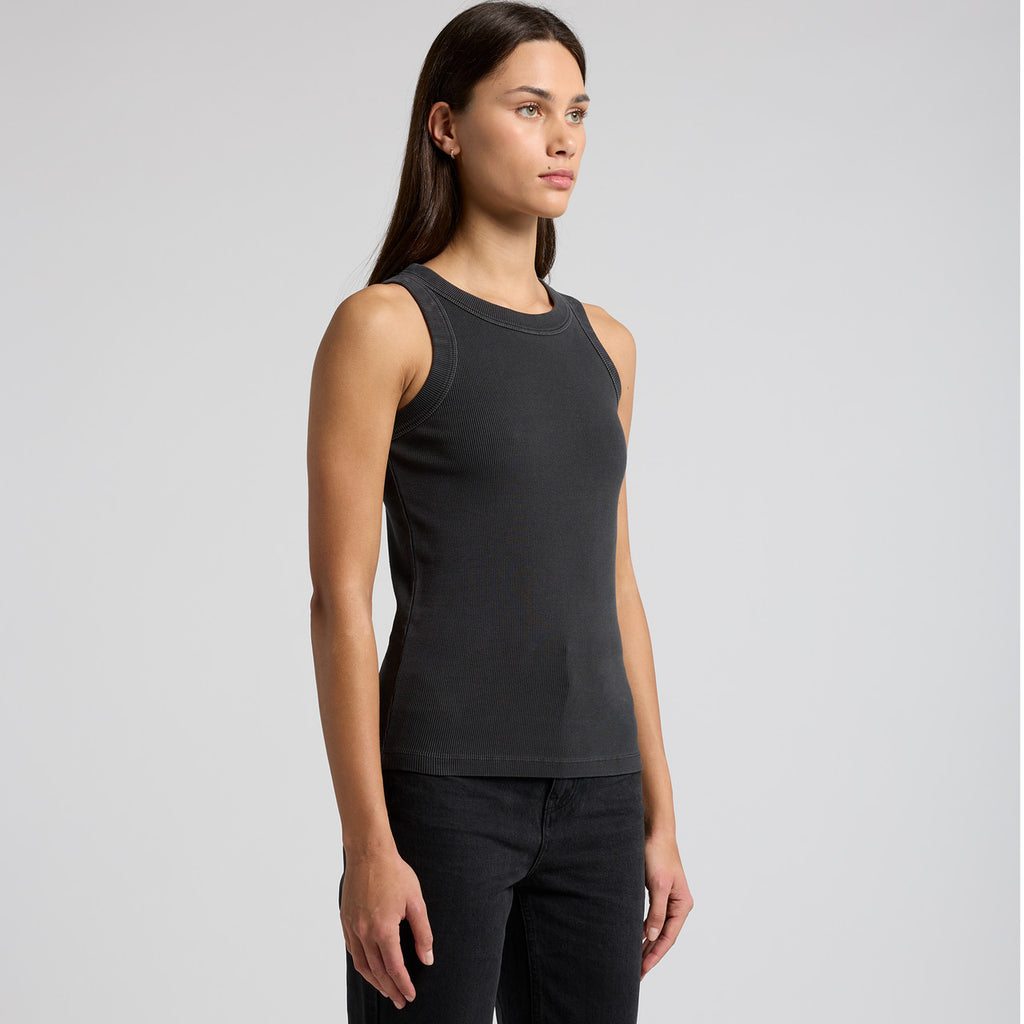 AS Colour Wo's Faded Organic Rib Tank 4034