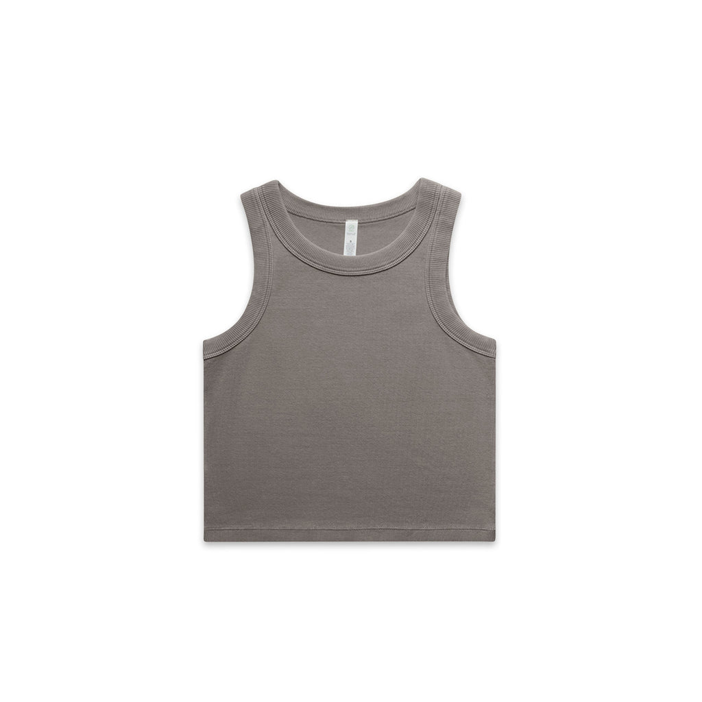 AS Colour Wo's Faded Organic Rib Crop Tank 4035