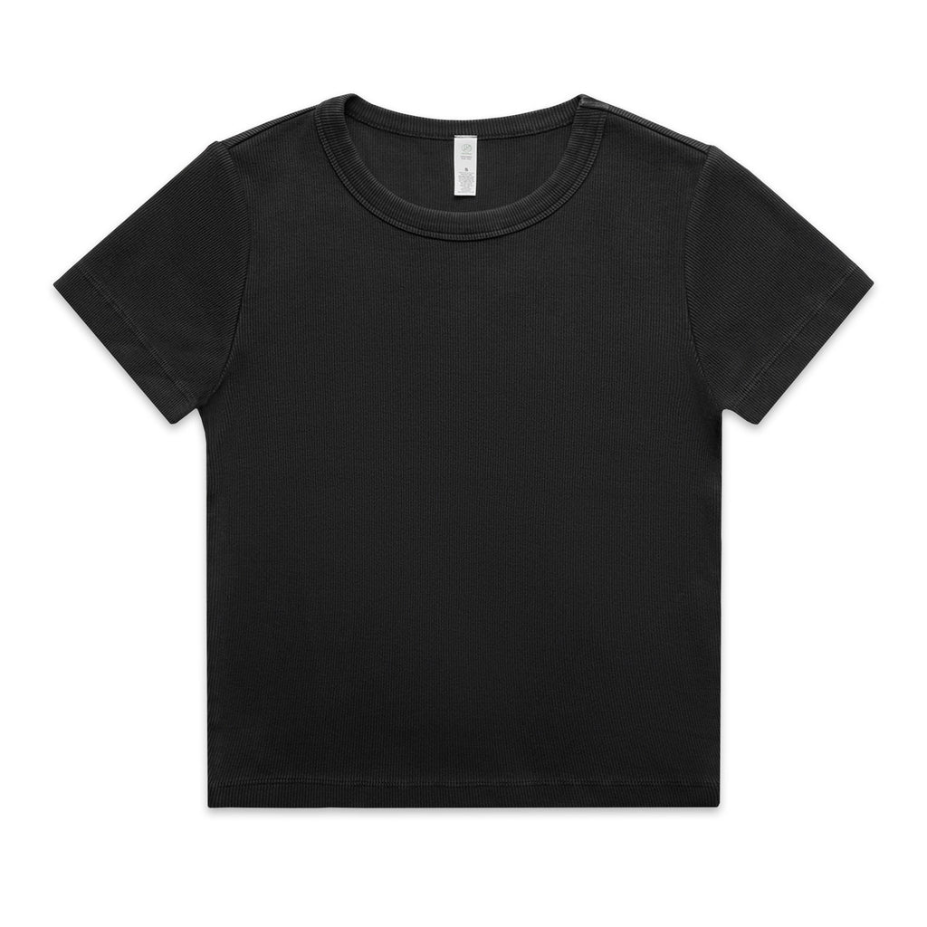 AS Colour Wo's Faded Organic Rib Tee 4036