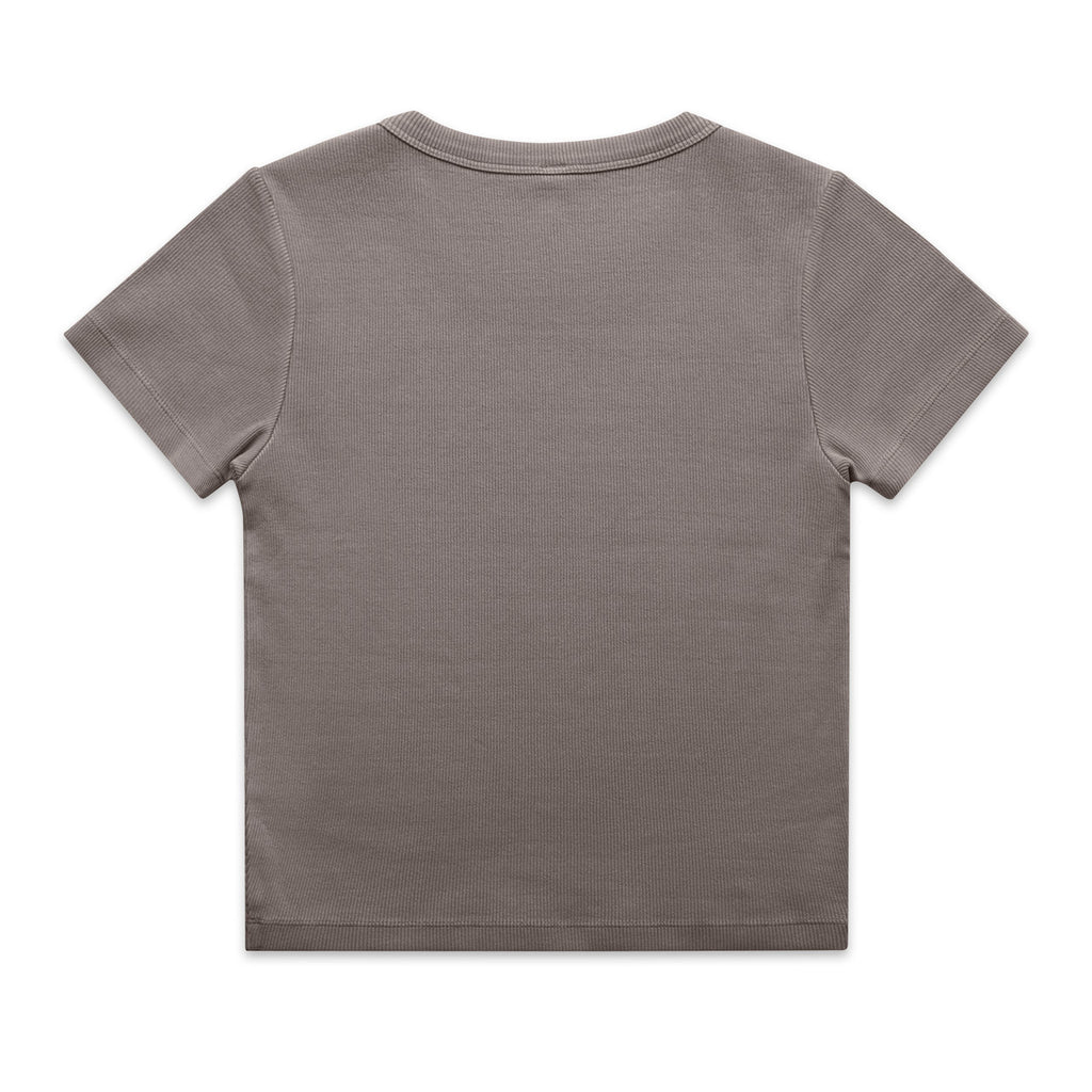 AS Colour Wo's Faded Organic Rib Tee 4036
