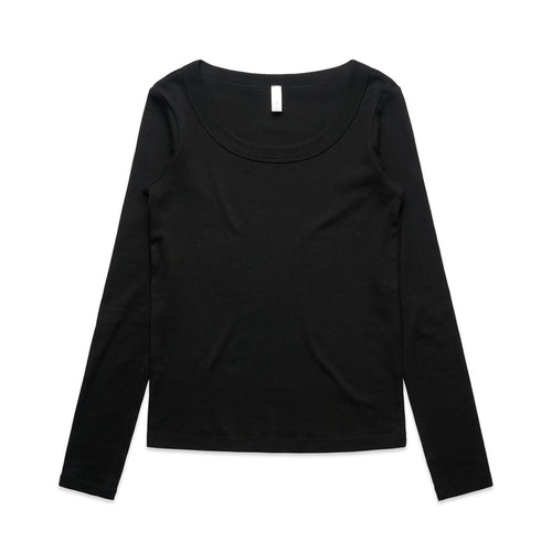 AS Colour Wo's Organic Baby Rib L/S Tee 4075