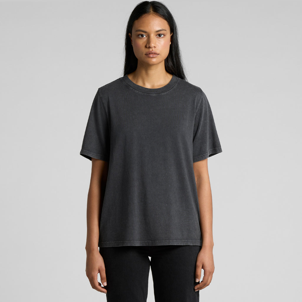 AS Colour Wo's Stone Wash Heavy Tee 4085