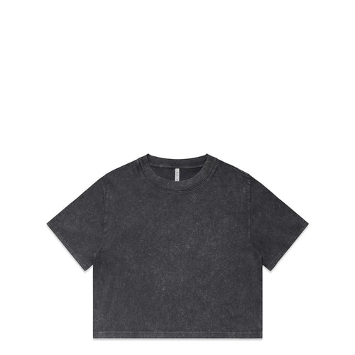 AS Colour Wo's Stone Wash Heavy Crop Tee 4086