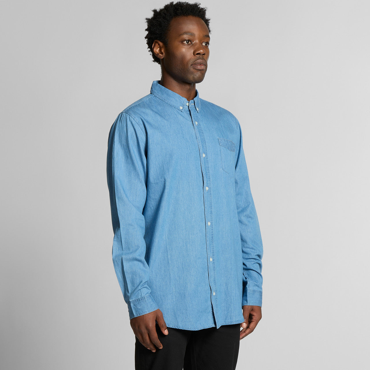 AS Colour Blue Denim Shirt 5409