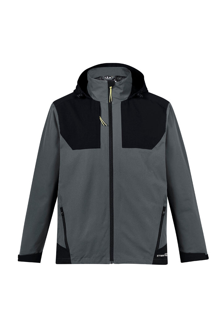 Unisex Streetworx Stretch Waterproof Jacket - Charcoal/Black