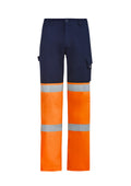 Mens Bio Motion Hi Vis Taped Pant - Orange/Navy