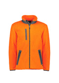 Unisex Streetworx Full Zip Sherpa Fleece - Orange