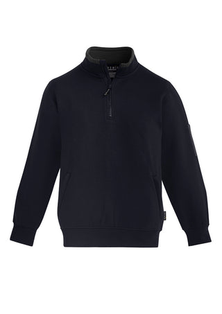Unisex 1/4 Zip Brushed Fleece Pullover