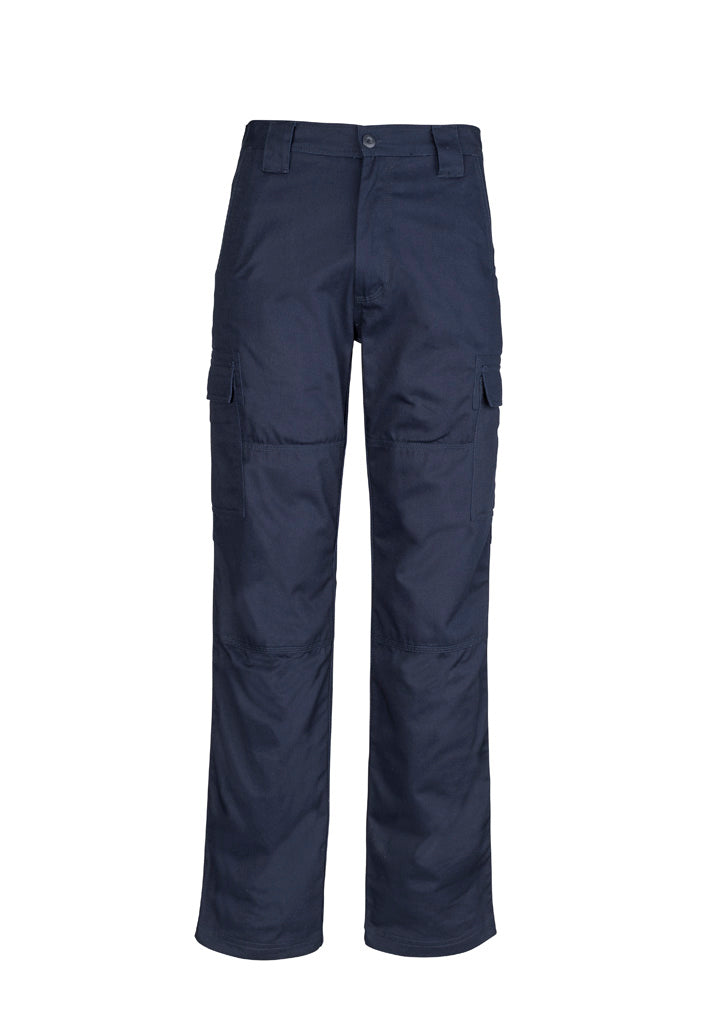Mens Midweight Drill Cargo Pant (Stout) - Navy