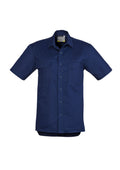 Mens Lightweight Tradie Short Sleeve Shirt - Blue