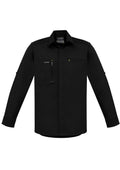Mens Streetworx L/S Stretch Shirt - Black