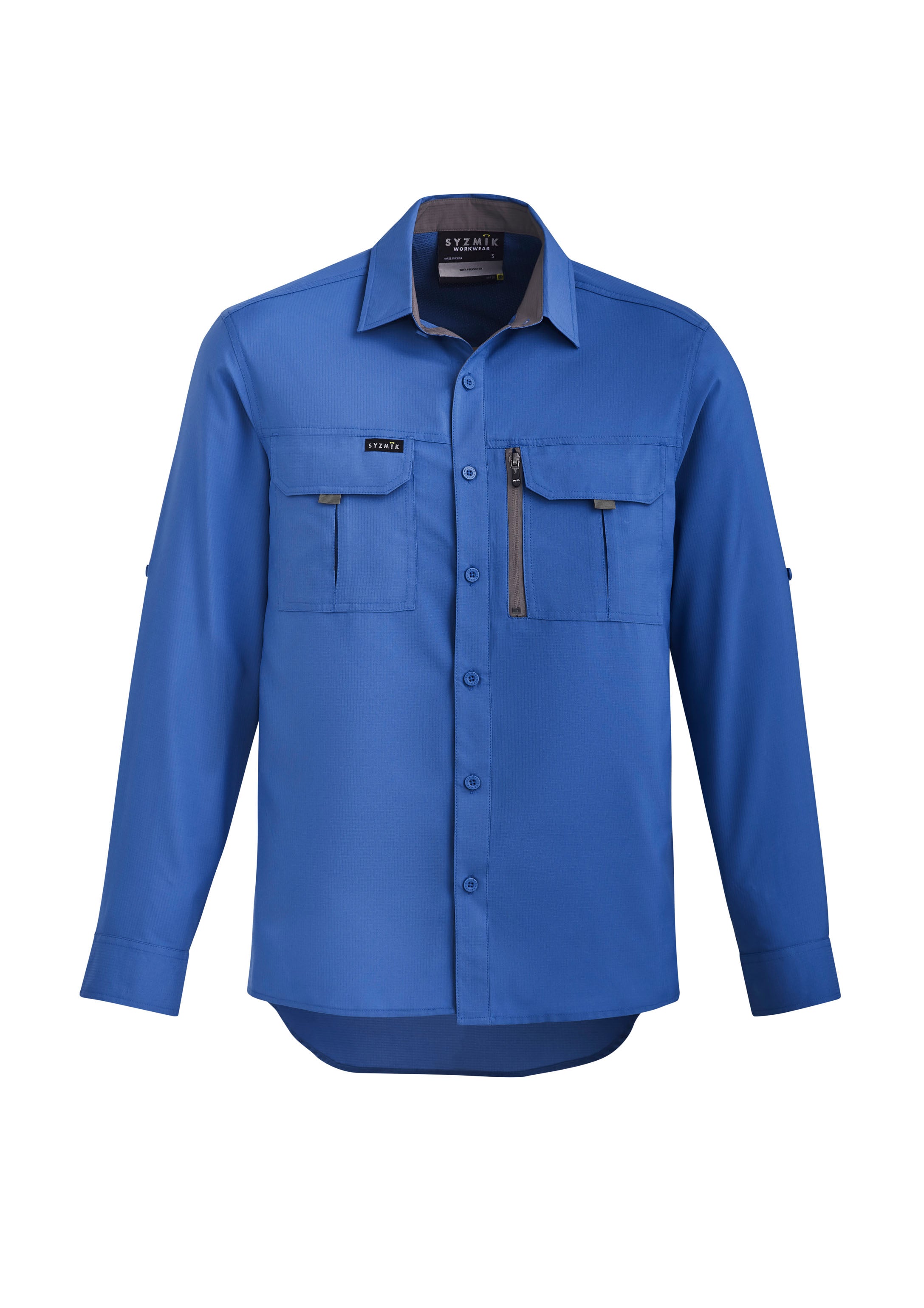 Mens Outdoor Long Sleeve Shirt - Blue