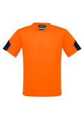 Mens Hi Vis Squad Tee - Orange/Navy