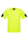 Mens Hi Vis Squad Tee - Yellow/Navy