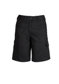 Womens Plain Utility Short - Black