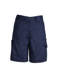 Womens Plain Utility Short - Navy